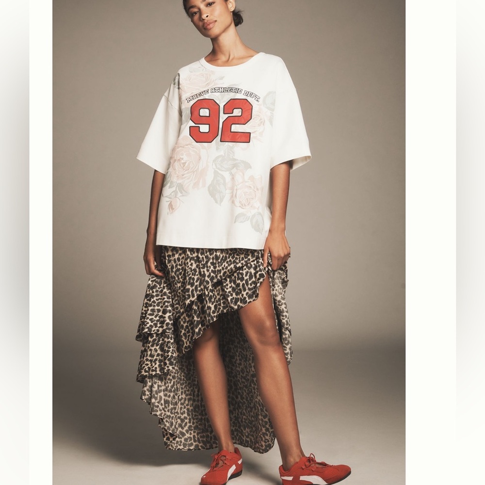 Nwt Maeve tee twofer dress